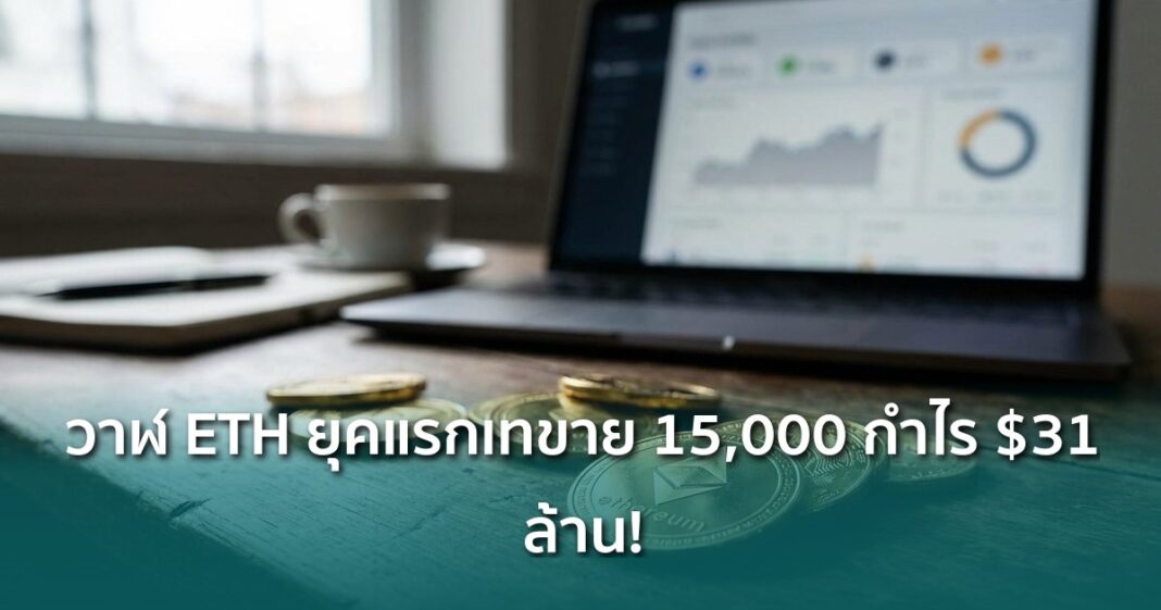 Og Ethereum Og Sells 15000 Eth 31 Million Profit 356 Million Remaining