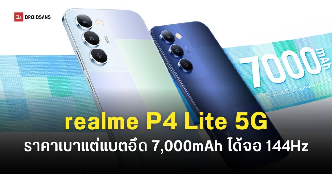 Realme P4 Lite 5G Spec Details Web Cover