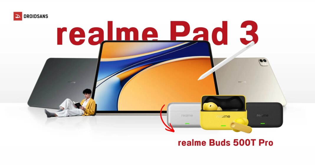 Realme Pad 3 And Realme Buds 500T Pro Now Launch In Thailand Web Cover