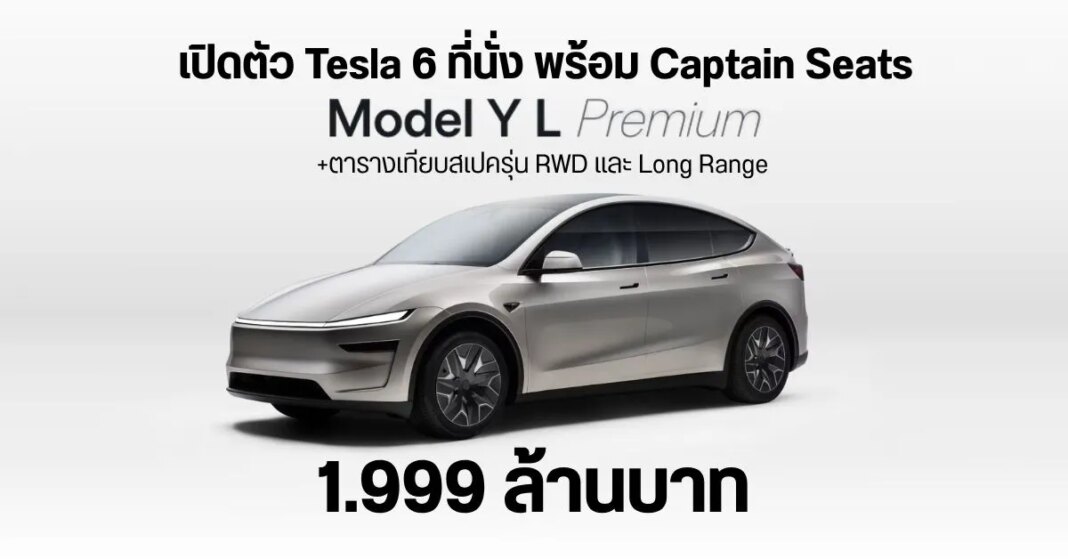 Tesla 6 Seat Model Yl