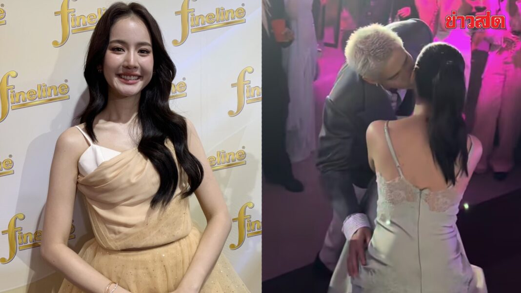 มาแรง! โบว์ เมลดา เขินแรงเล่าช็อตหวาน อาเล็ก ก้มจุ๊บกลางงานแต่ง ปัดแย่งซีน แทน-โอลีฟ