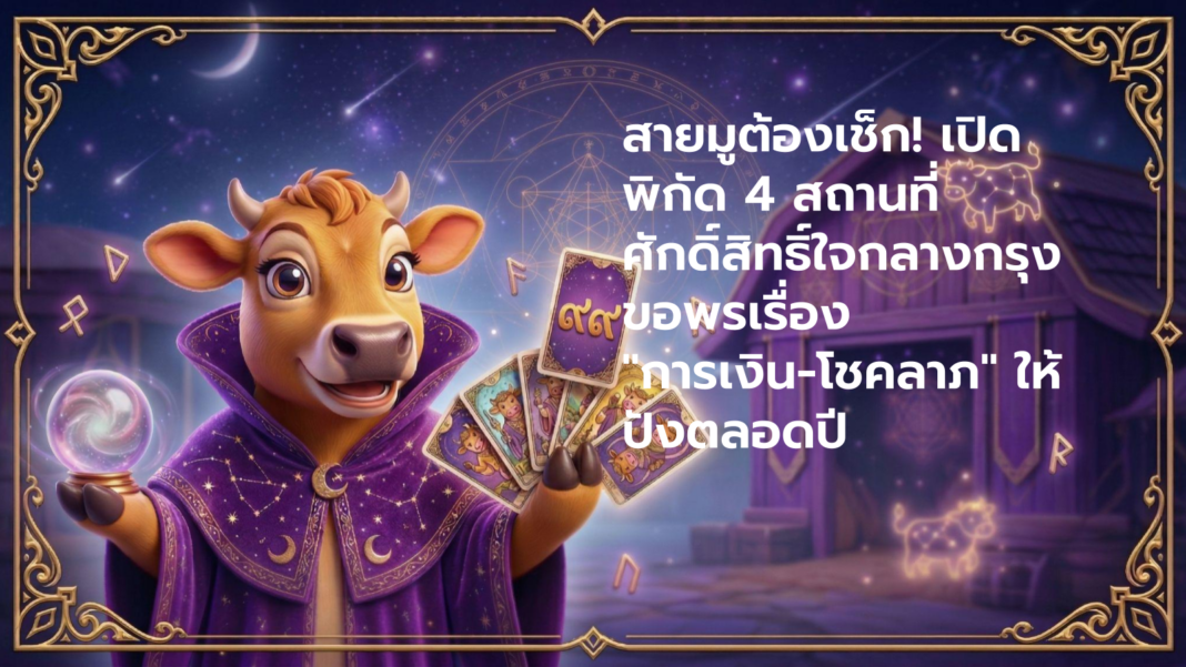 03 04 2569 คอกสายมู สายมูต้องเช็ก เปิดพิกัด 4 สถานที่ศักดิ์สิทธิ์ใจกล